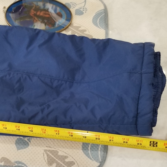 Europa size 18 bib overalls blue vtg - Picture 8 of 10